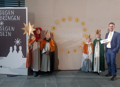 Sabrina unterwegs als Reporterin