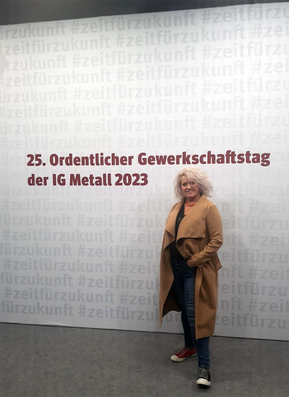 Sabrina berichtet vom 25. Ordentlichen Gewerkschaftstag der IG Metall 2023.